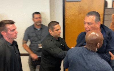 Sen. Padilla, Dressed as Civilian, Detained After Disrupting Press Conference